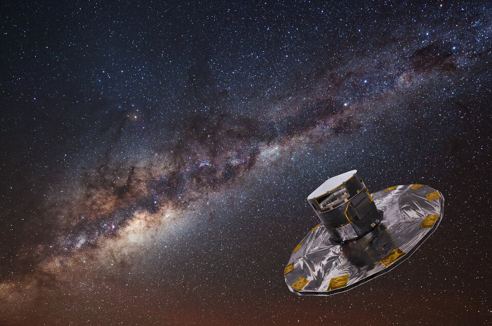盖亚卫星绘制银河系星图